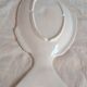 Vintage white ceramic fish serving set – Set of 4 pieces