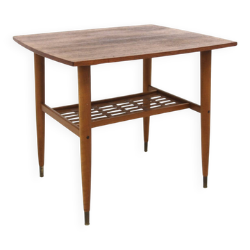 Scandinavian teak side table, Sweden, 1950.