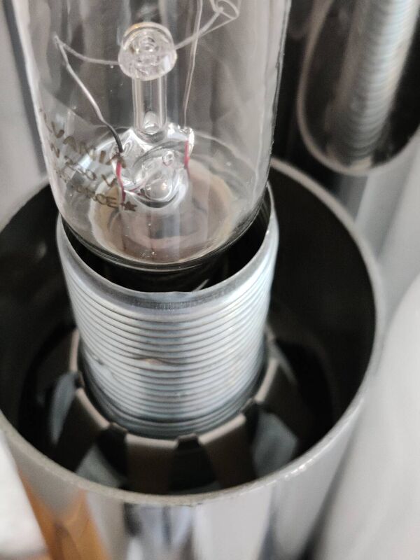 Lampadaire Space Age en métal chromé par Gaetano Sciolari, 1970