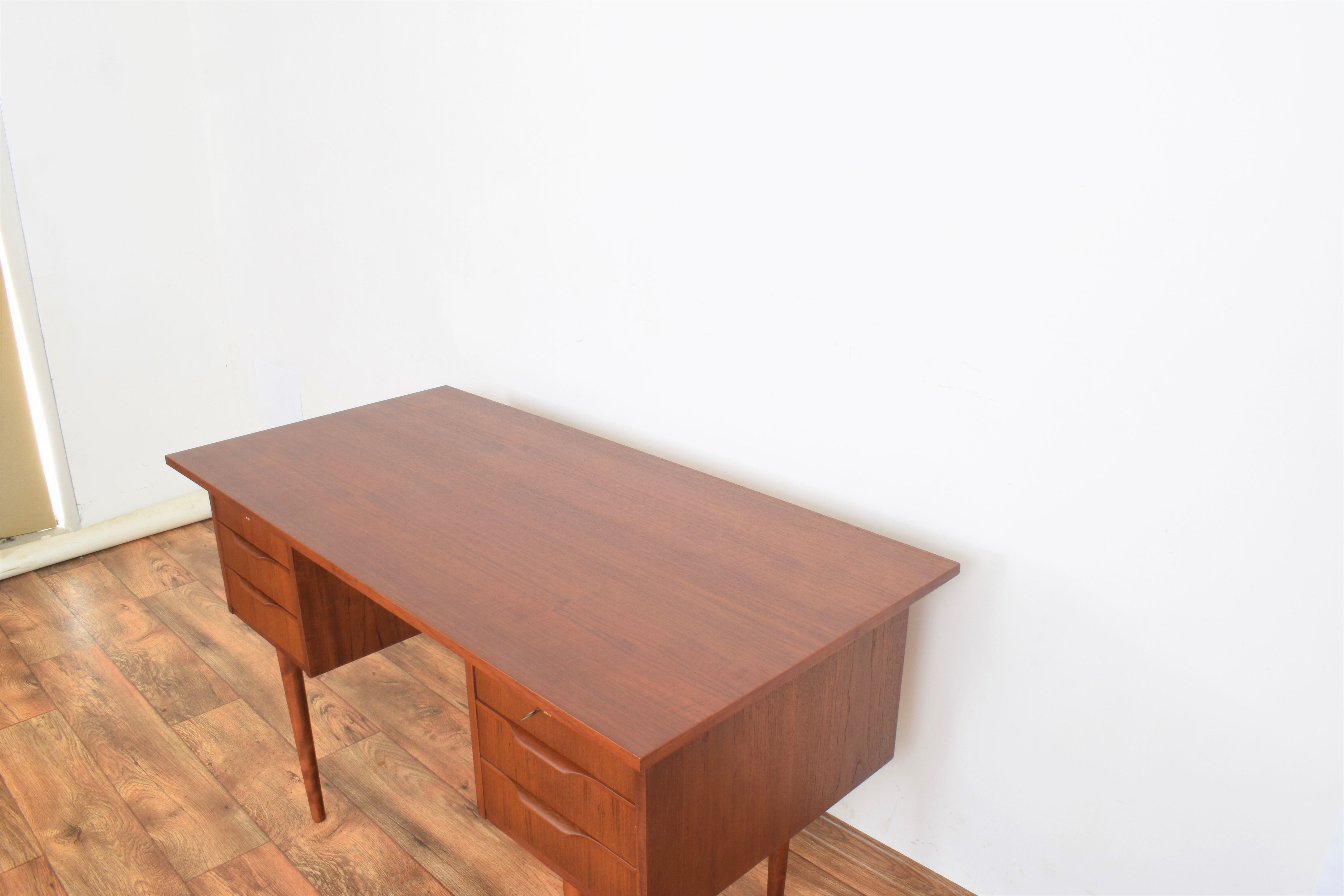 Teak danish desk