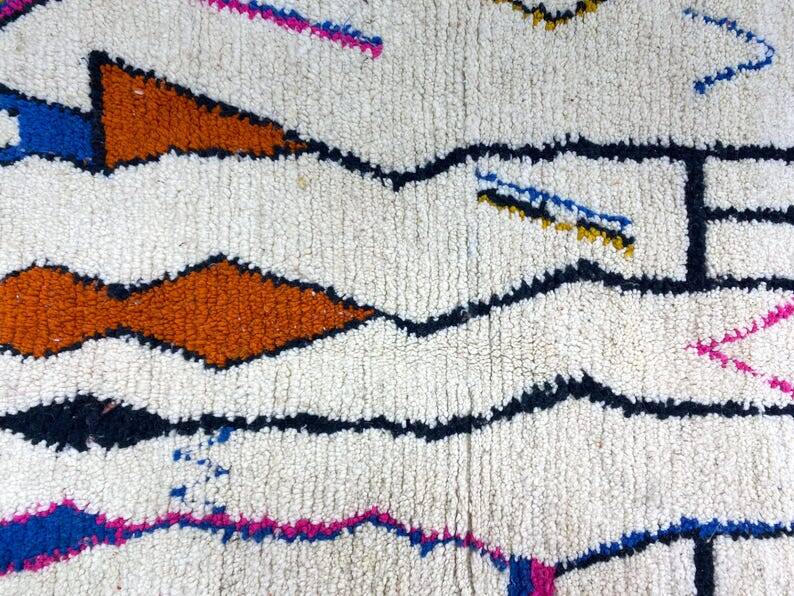 Colorful Moroccan wool rug 150/250cm