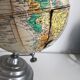 Vintage Globe 1950 Earth Girard Barrère Cream - 28 cm