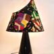 Postmodern table lamp Missoni by Massimo Valloto, Italy, 1980s