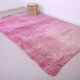 Tapis marocain vintage violet 197 x 296 cm - Tapis en laine berbère - Tapis fait main