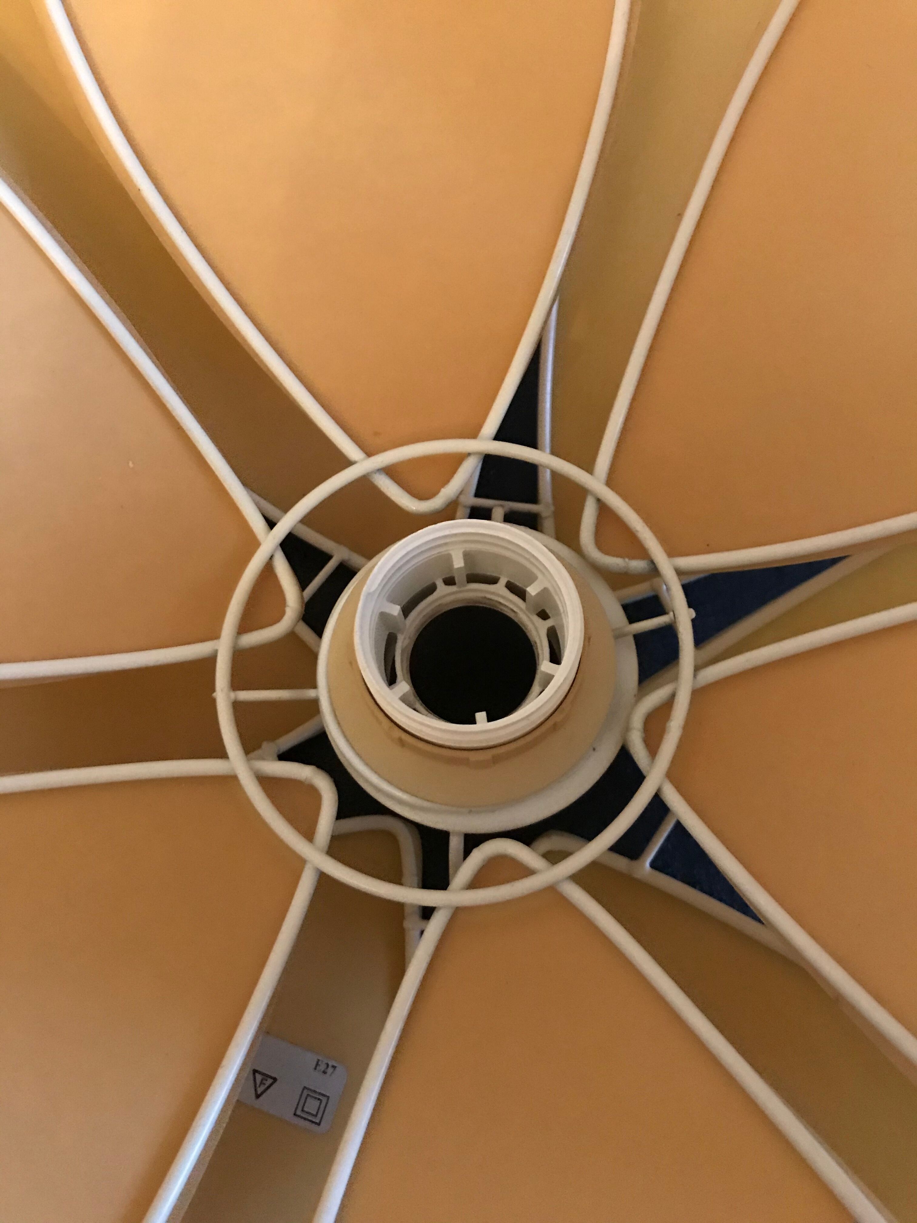 Hanging beige and yellow petals