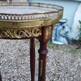 Antique Louis XVI style side table with marble top