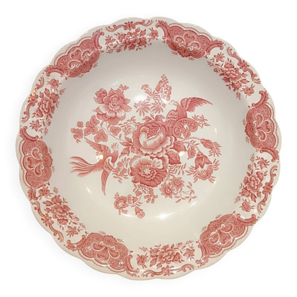 Grand plat faience