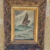 French oil painting, signed Chauvry, 1929