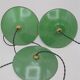Trio of enamelled sheet metal suspensions