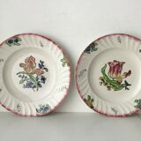 Longwy "head to head" plates