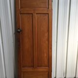 old oak sanitary door of the bank of France