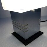 Vintage Bedside Lamp • Cubic • Gaetano Sciolari • 1969