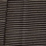 6x9 Pinstriped Black & Gray Turkish Area Rug, 183x269Cm