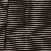 Tapis turc à fines rayures noires et grises (6 x 9 po), 183 x 269 cm