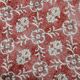 7x11 Brick Red & Beige Persian Vintage Rug, Floral Bohemian Decor,207x333Cm