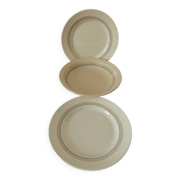 assiettes vintage