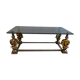 Table basse bronze à tête de chevaux