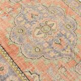 Turkish Vintage Rug Handmade Wool Rug, 183x279 Cm