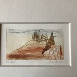 Three colour engravings, compositions by José Luis Darocha.