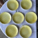 Set of 7 plates Salins Saint-Raphaël