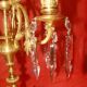 pair of bronze candelabra with 4 candle holders from the late 19th century