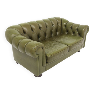 Canapé vintage en cuir, Suède, 1990