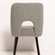 'Shell' Chair in Grey Boucle, Europe, 1960s