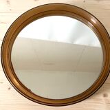 Vintage gilac round mirror 40cm