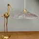 Vintage glass lampshade pendant light - tableware collection -