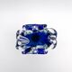 Vase Josef Hospodka Chribska Bohemia Cobalt Blue Glass 1960