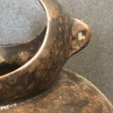 Pot Bakongo with terracotta handle Democratic Republic of Congo Rare