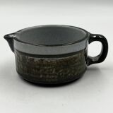 Set of 6 Steinzeug cups, milk jug and sugar bowl