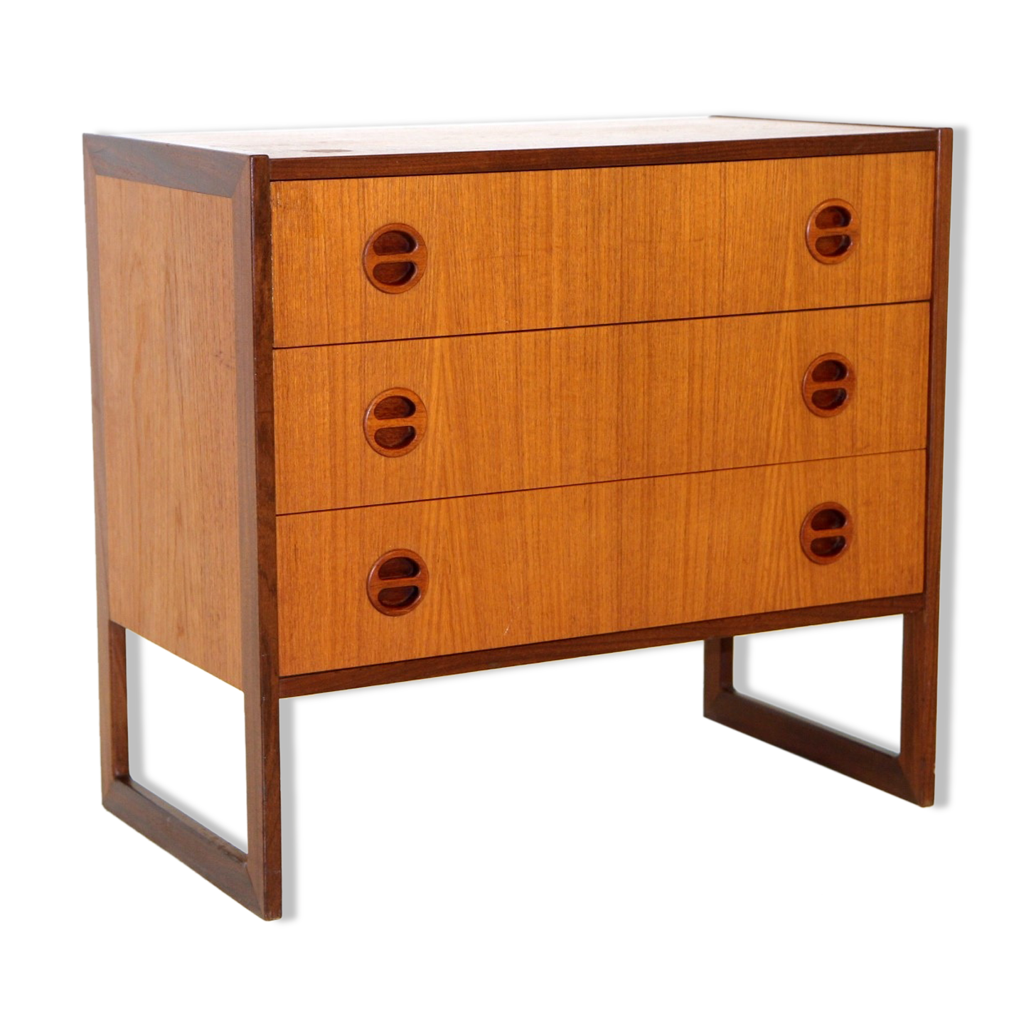 Teak chest of drawers 'Domino', Arne Wahl-Iversen, Möbel-Ikéa, Sweden, 1960