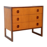 Commode en teck 'Domino", Arne Wahl-Iversen, Möbel-Ikéa, Suède, 1960
