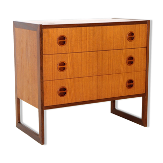 Teak chest of drawers 'Domino', Arne Wahl-Iversen, Möbel-Ikéa, Sweden, 1960