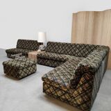 Vintage design modular lounge sofa 'Checkered'