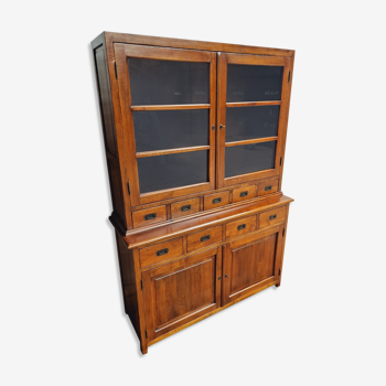 Ancienne vitrine en chêne