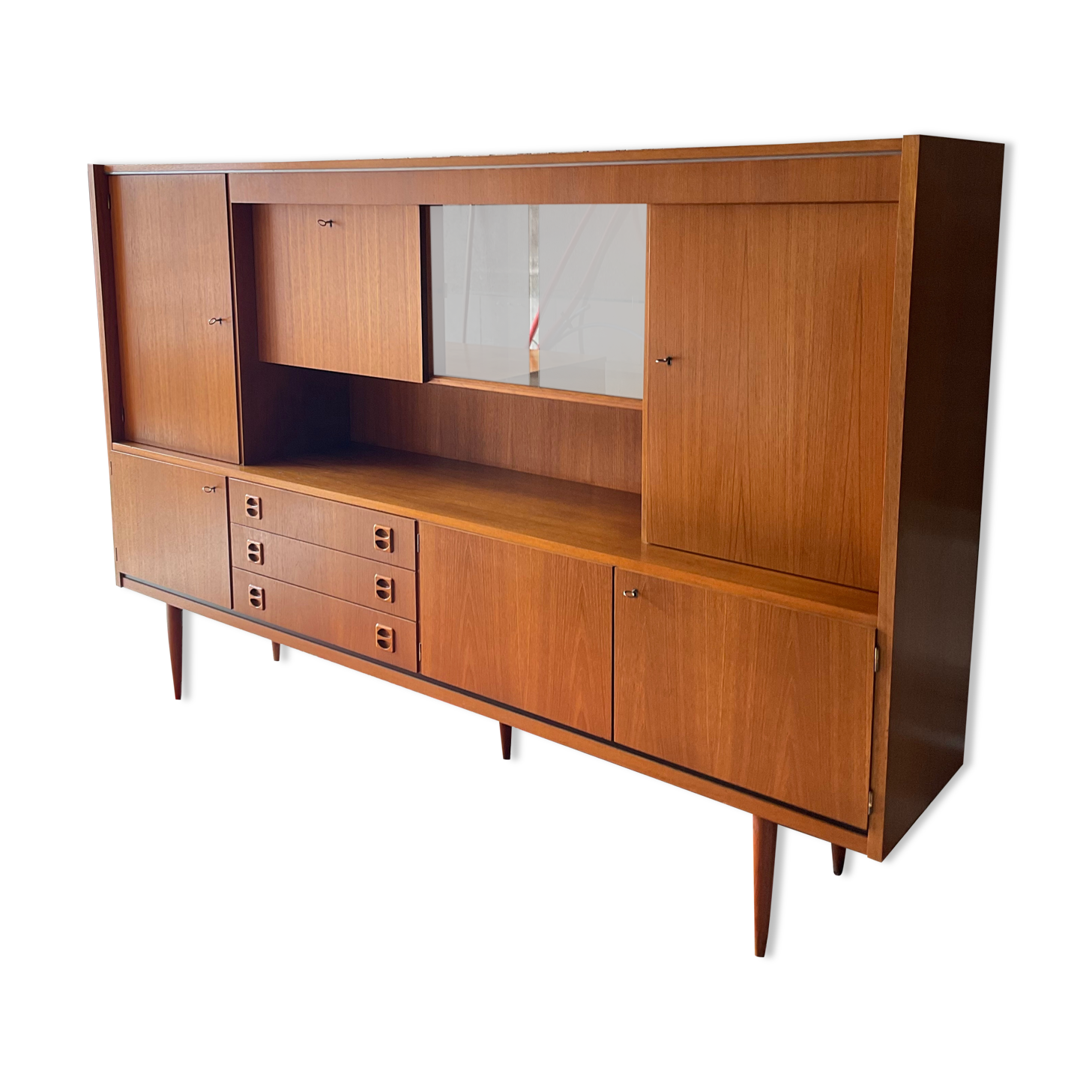 Buffet Enfilade Scandinavian bright bar from the 60s