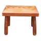 Tabouret bas en chêne 