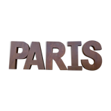 Sign letters paris vintage metal