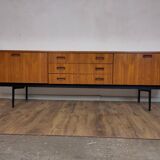 Scandinavian teak and metal sideboard