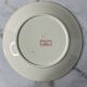 Set of five flat Fontanges plates.