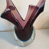 Sommerso Murano Vase Italy