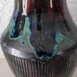 Vase émaillé vintage JP Garnier