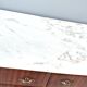 Black Walnut Dresser Produced by Dassi with Carrara Marble Top, Italy