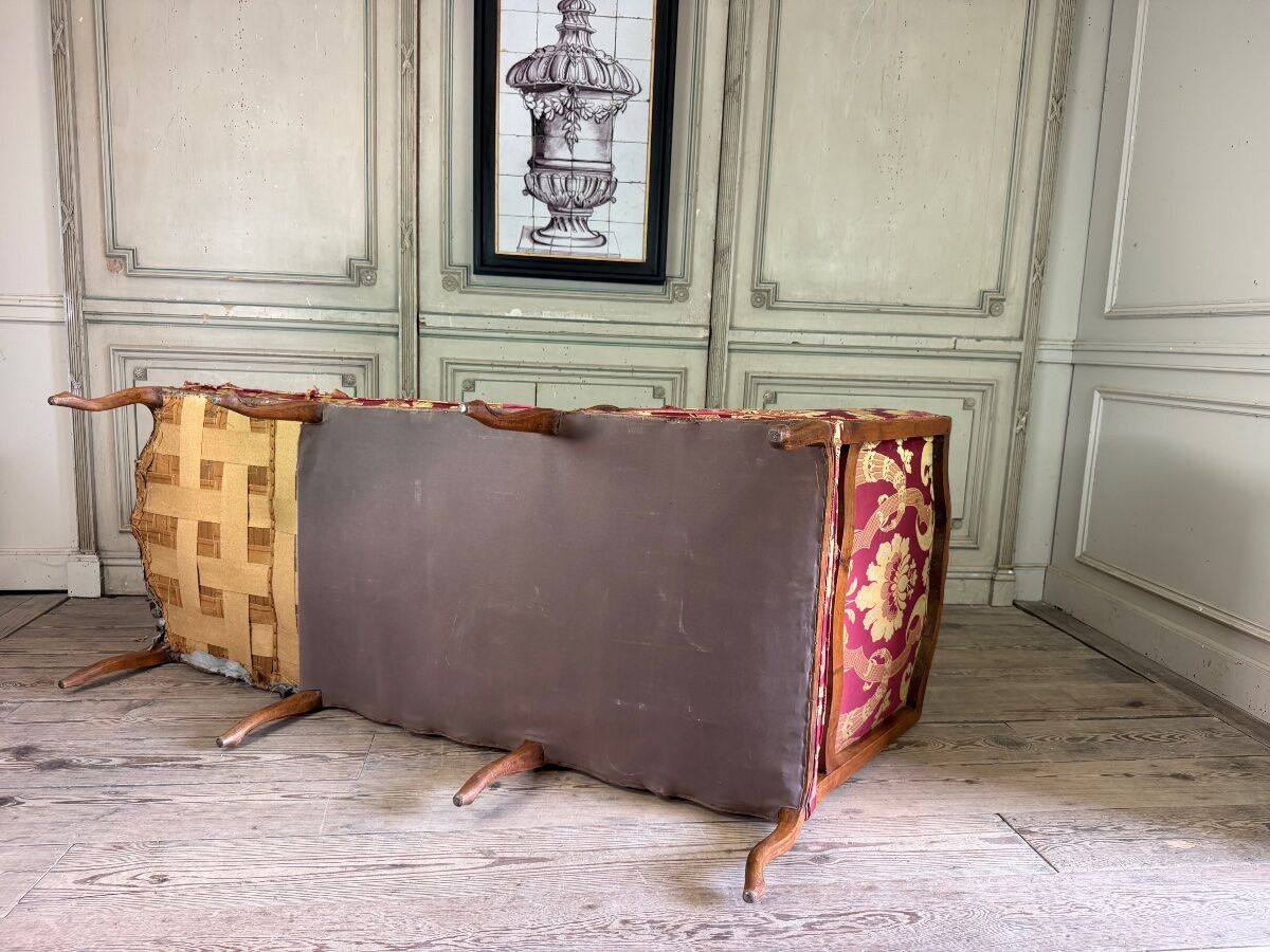 Louis XV meridian in carved wood, 18th century