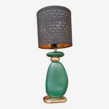 Green and gold lamp françois chatain