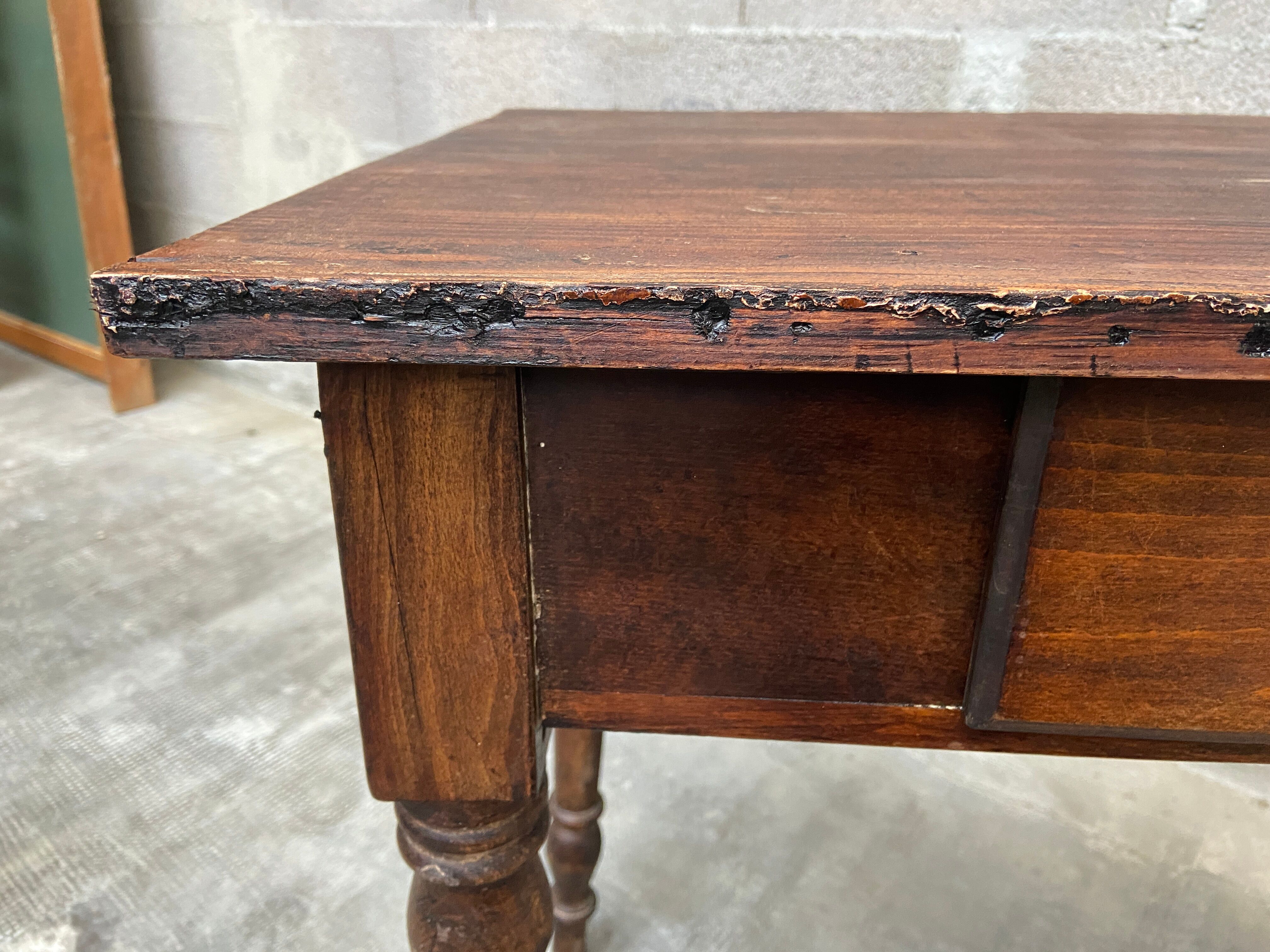 Small farmhouse table in fir 1930