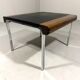 Hans Eichenberger leather coffee-side table Girsberger, Switzerland