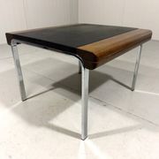 Hans Eichenberger leather coffee-side table Girsberger, Switzerland